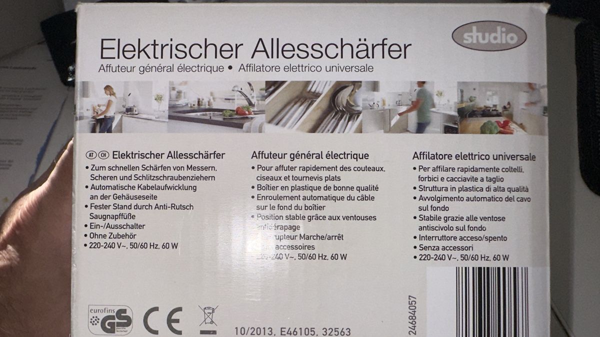 Küchengeräte: Elektrischer Allesschärfer Studio – Neu (gemäss Beschreibung) aus Rafz von Tueni1 2