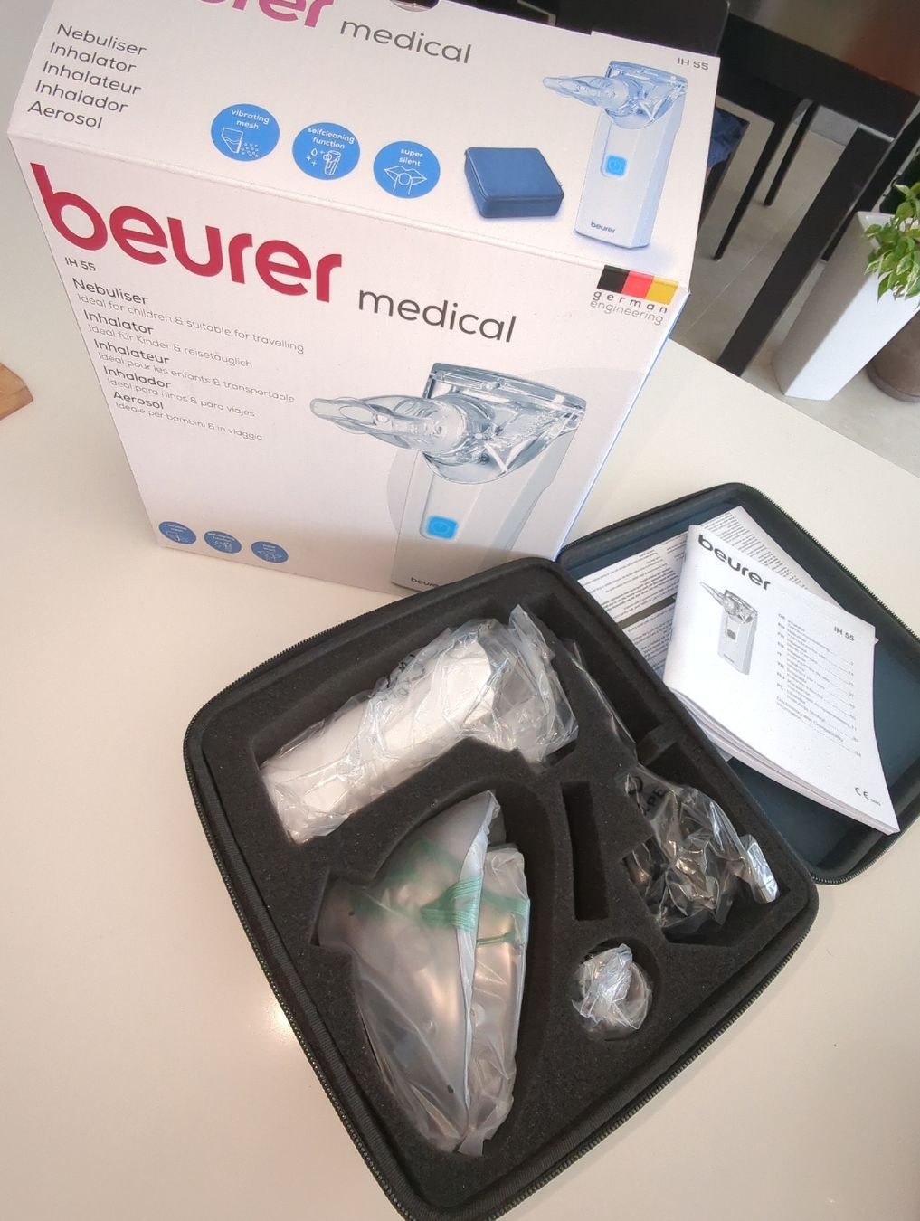 Beurer Attrezzature mediche: Inalatore Beurer IH 55 – Usato da Mergoscia venduto da onl_tq52