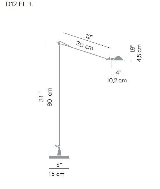 Luceplan Lampen: LUCEPLAN Berenice Stehlampe | Höhe 130 cm – Gebraucht aus Wangen b. Olten von Restwert_Wangen 4