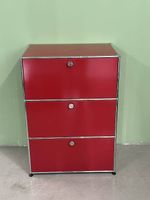USM Haller Highboard rubinrot