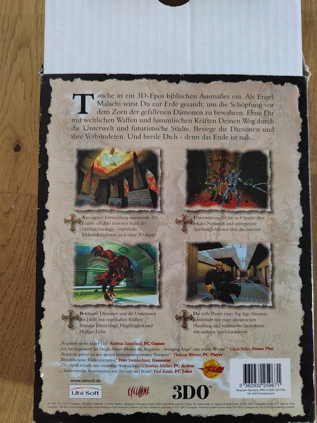 Spiele: Requiem Avenging Angel Big Box PC DE 1999 – Gebraucht aus Fribourg von Nooky 1