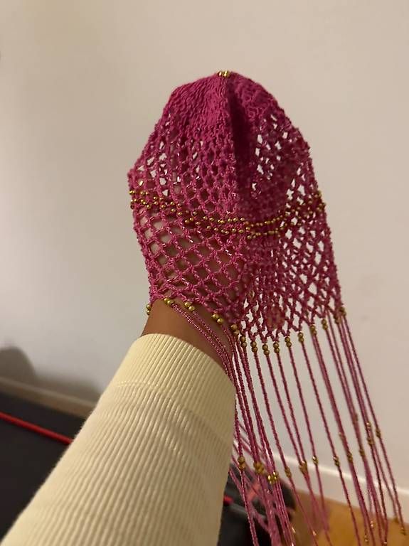 Accessori per capelli: Beaded crochet Haarschmuck Perlenhaube – Nuovo e nell'imballaggio originale da Wettingen venduto da xen_t6v6 1
