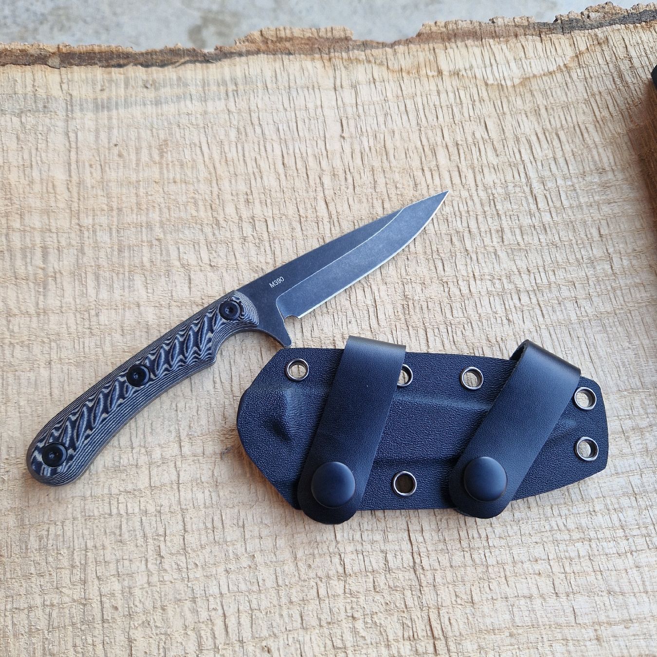 Coltellini militari: Tactical Messer schwarz mit Scheide – Nuovo e nell'imballaggio originale da Dorf venduto da Messer-Schweiz 2