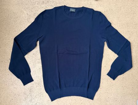 PELIKAMO Cotton Pique Crewneck Sweater 💙
