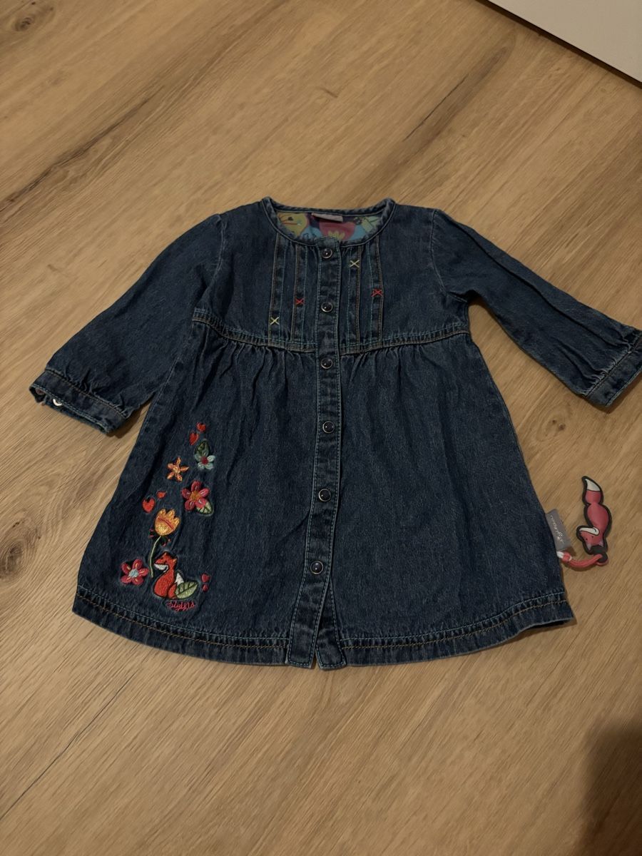 Sigikid Robes et jupes: Sigikid Jeanskleid Grösse 74/9M – D'occasion à Altnau par Al_Me