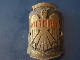 Victoria farrader moped plaquette de cadre vélos ancien rare