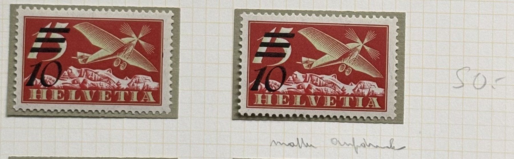 Alle Briefmarken: FLUGPOST BRIEFMARKEN – Gebraucht aus Ostermundigen von Heavenmaus75 4