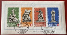 Bundesfeierblock I 1940 gestempelt, SBK 525 Fr.