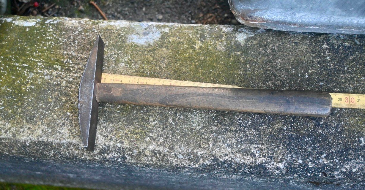 Alle Werkzeuge: antiker Sickenhammer punziert 78 länge 28cm – Gebraucht aus Pfaffhausen von mono_rec 3