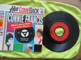 Connie Francis Who's Sorry Now/Carolina Moon 7" Vinyl