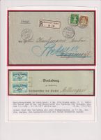 Gerichtsurkunde im Lokalrayon. Schöner Archivfrischer Beleg