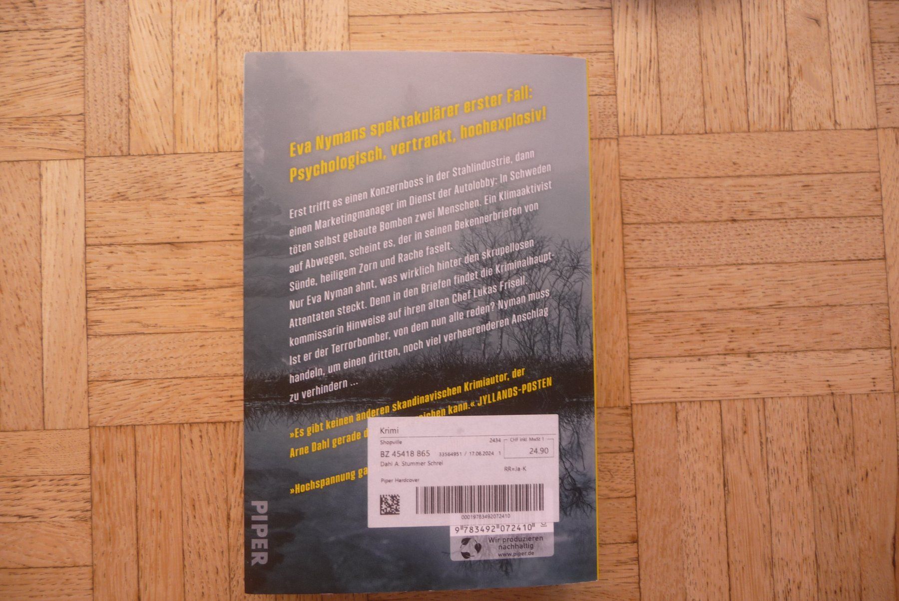 Libri: Arne Dahl, Stummer Schrei – Usato da Zürich venduto da Edje 1