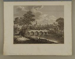 THURBRÜCKE B. BISCHOFSZELL KUPFERSTICH IN NEUJAHRSBLATT 1829
