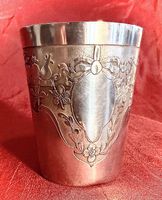 Antiker Jugendstil-Taufbecher Silber  um 1900