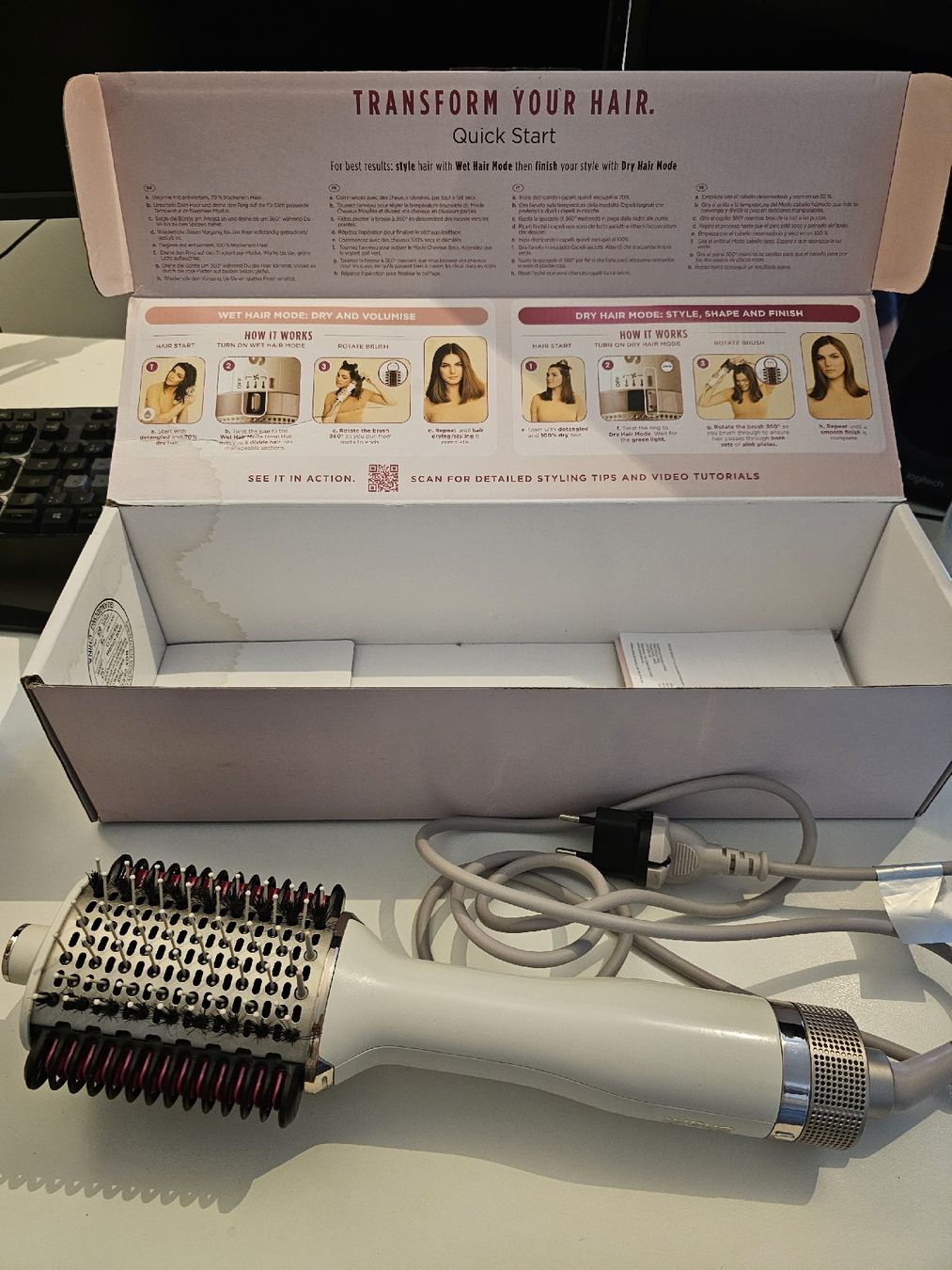 Sèche-cheveux: Warmluftbürste Shark SmoothStyle gebraucht – D'occasion à Zürich par SelinaA. 3
