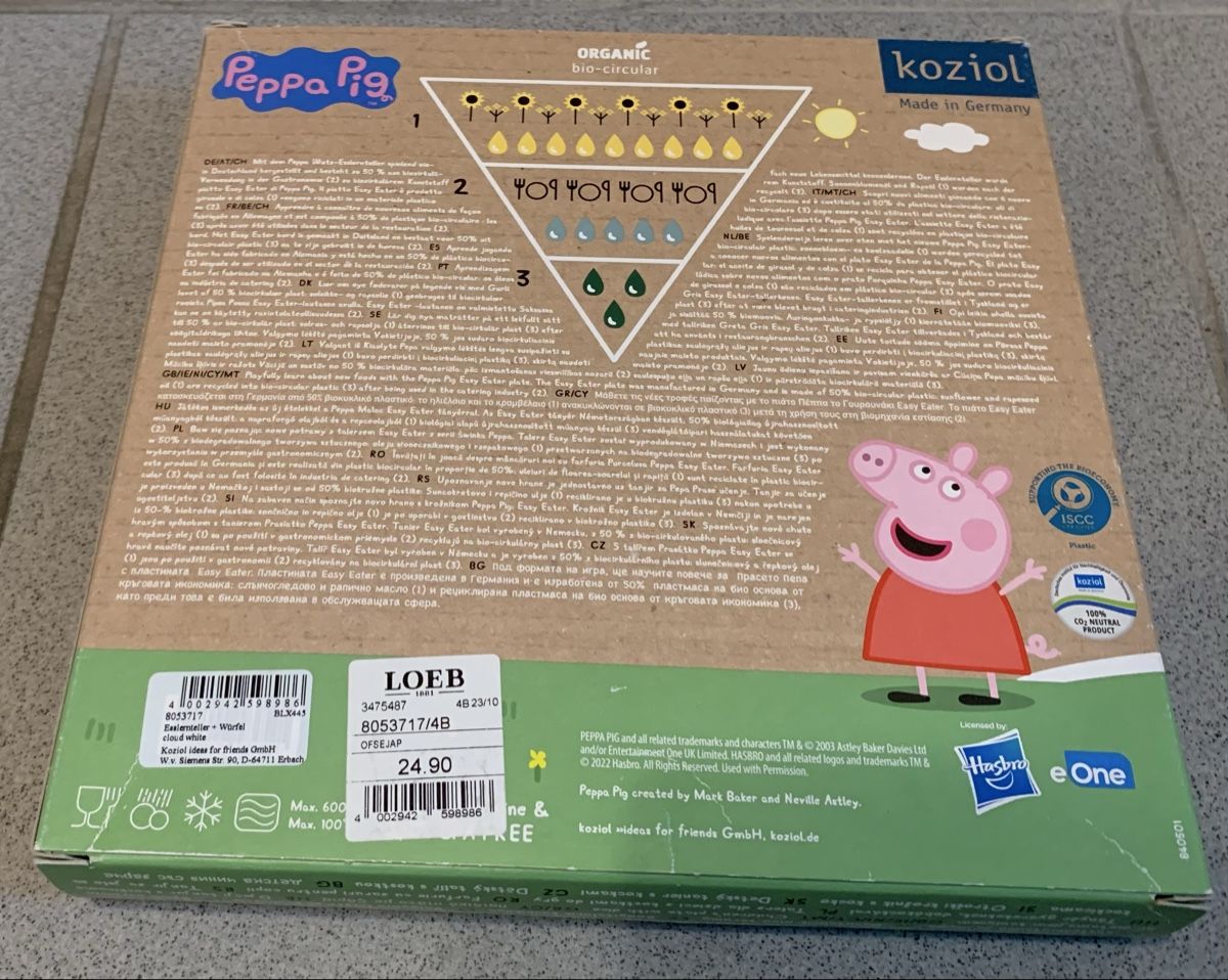 Teller: Peppa Pig Easy Eater Teller, Neu – Neu und originalverpackt aus Jegenstorf von Annina0506 1