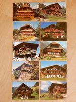 10 Postkarten Bauernhäuser, Berner Oberland, nicht gelaufen