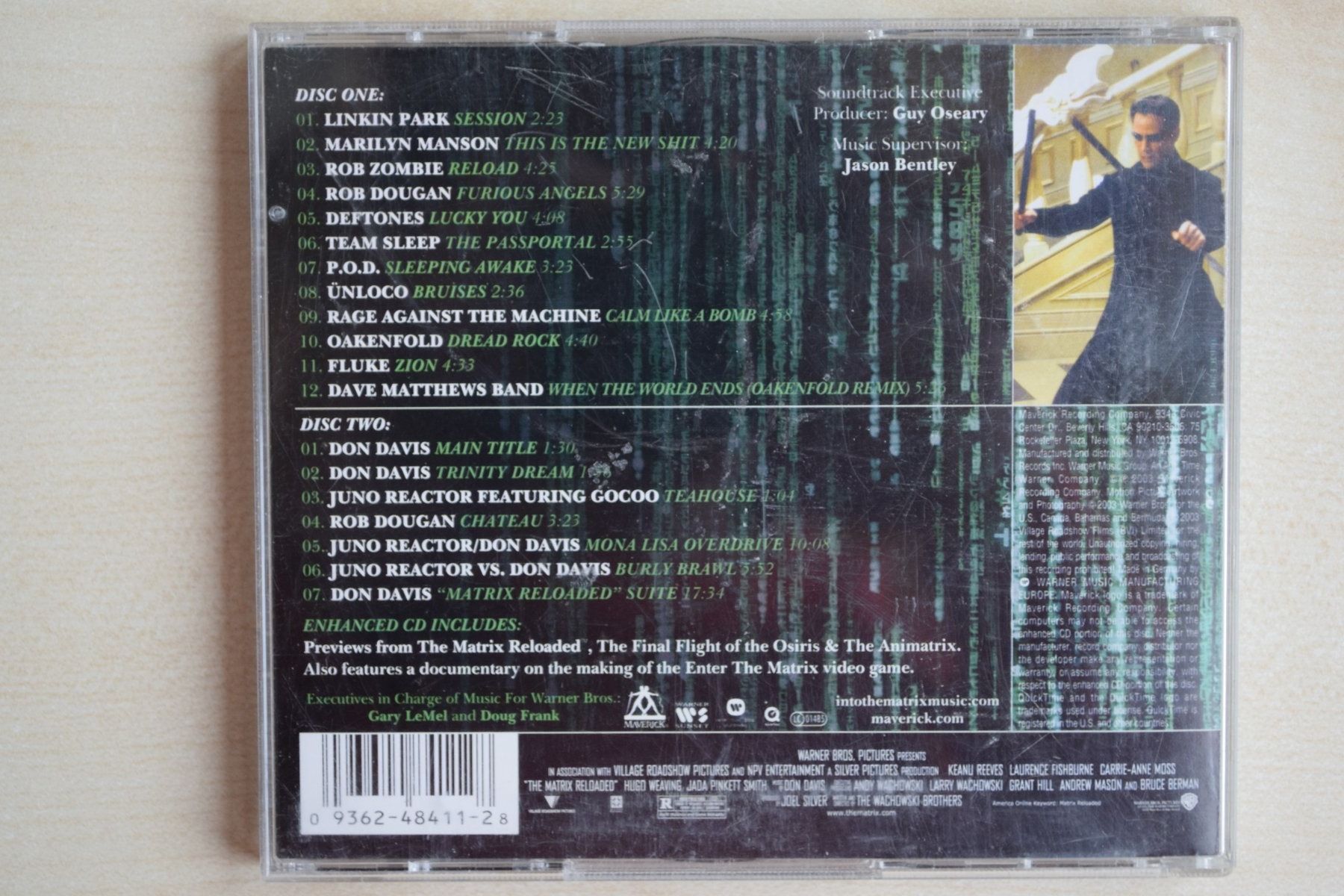 CD: MATRIX RELOADED  2CDs. (581) – Usato da Reutigen venduto da DONDON55 1