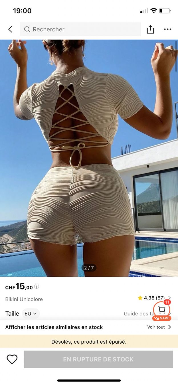 Shein Costumi da bagno & Bikini: Ensemble de bikini SHEIN neuf taille S – Nuovo (secondo la descrizione) da St-Cergue venduto da fla_gt29 2