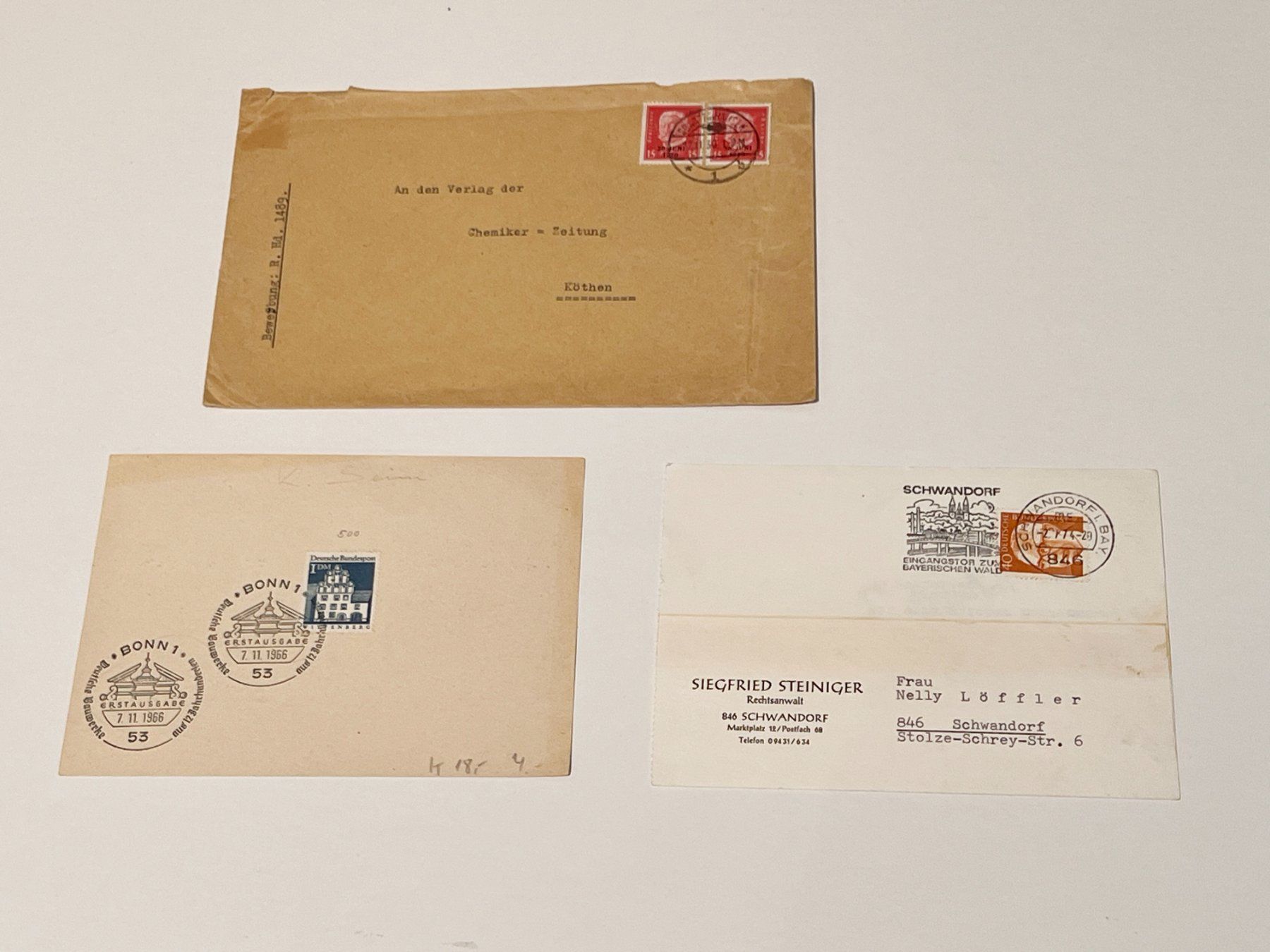 Tous les timbres: Deutschland briefe lot – D'occasion à Riva san vitale par abd_p86k