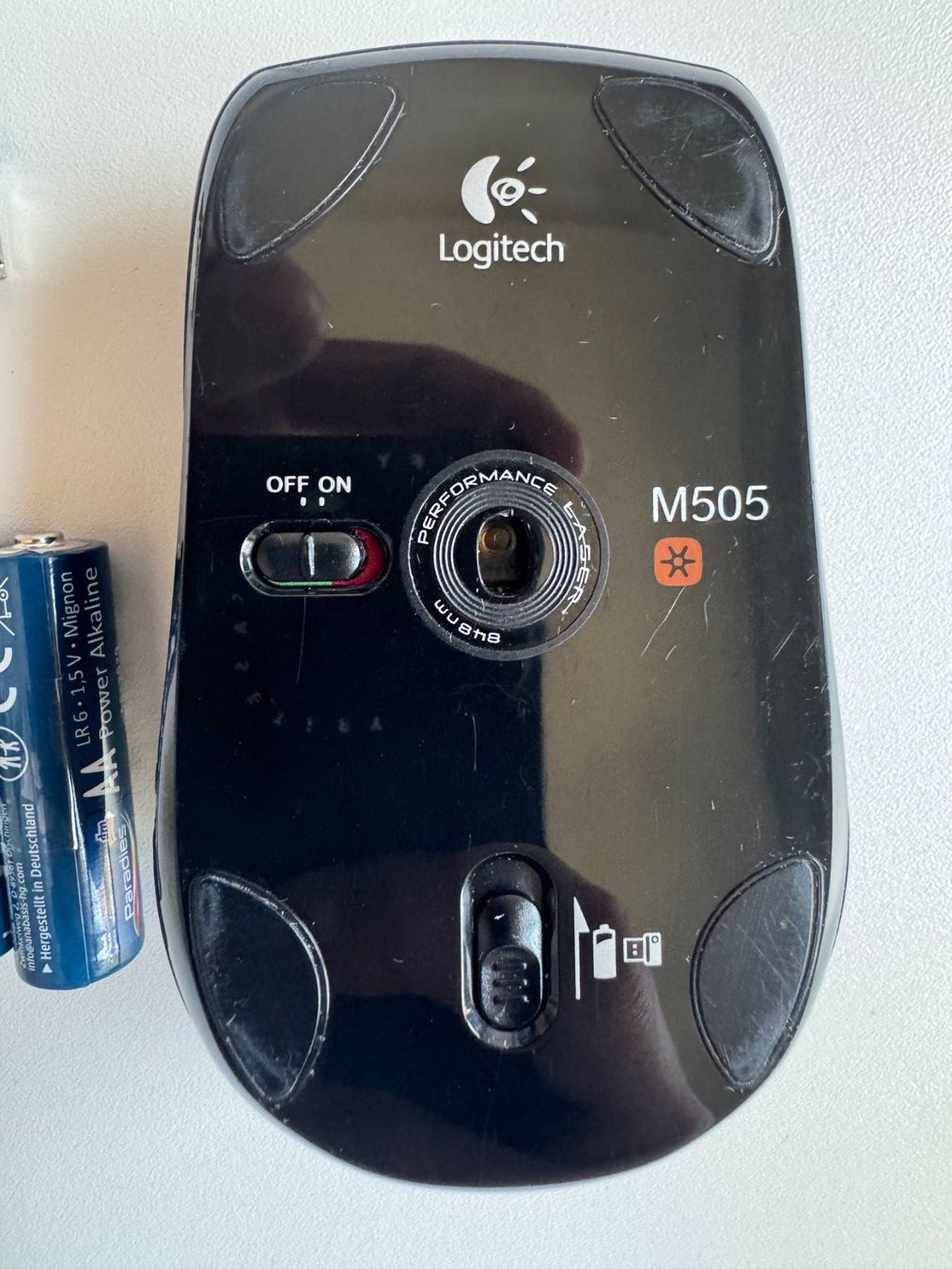 Logitech Mouse: Logitech M505 Bluetooth Maus mit USB-A Dongle, schwarz – Usato da Winterthur venduto da YaV 1