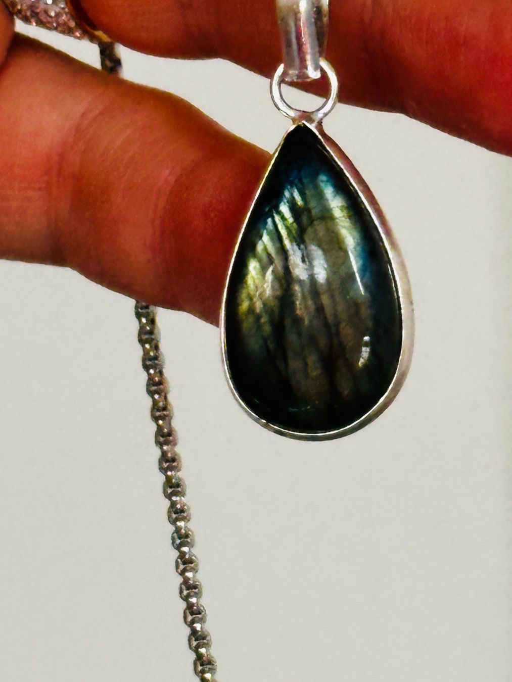 Ketten: Labradorite Gemstone Handmade Jewelry necklace – Neu und originalverpackt aus Genève von AGBERG 6