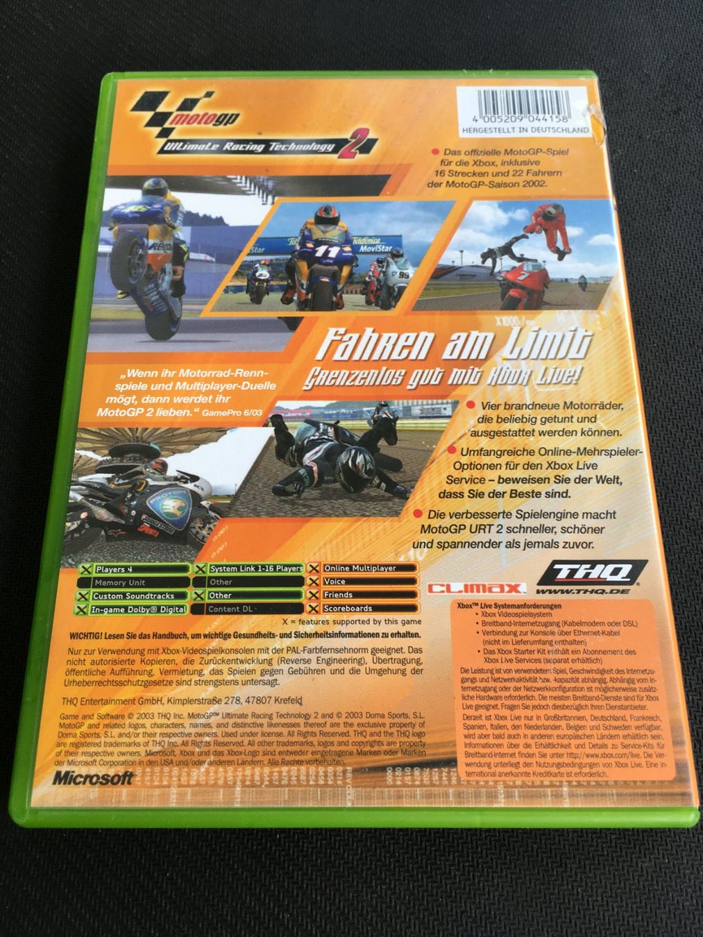 Microsoft Giochi: MotoGP: Ultimate Racing Technology 2 - Xbox – Usato da St.Gallen venduto da sjosjo 1