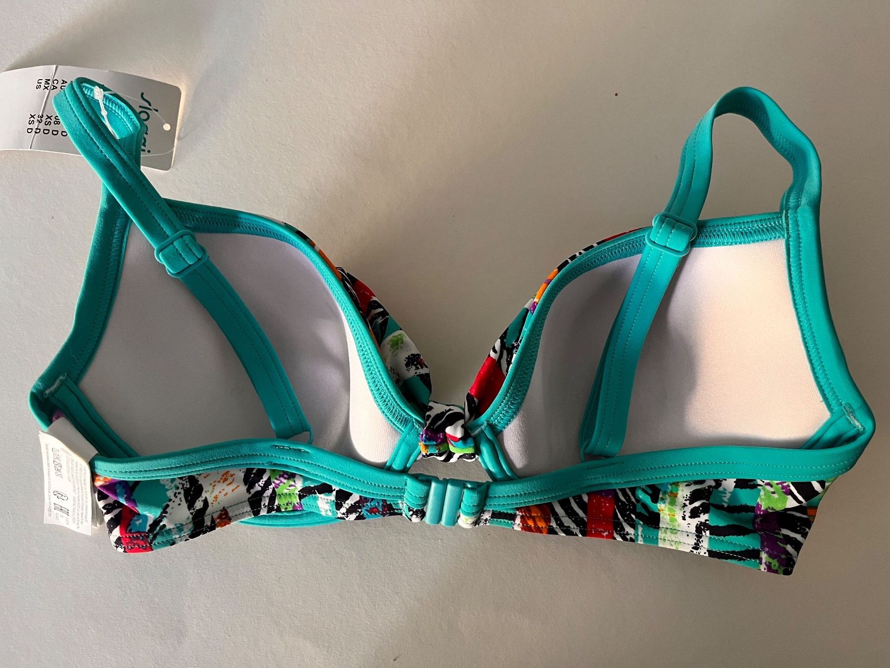 Sloggi Maillots de bain & Bikinis: SLOGGI, Bikini-Oberteil  EXOT BEACH, Grösse 36D, Hellblau – Neuf avec emballage d'origine à Rudolfstetten par gst_g7xl 2