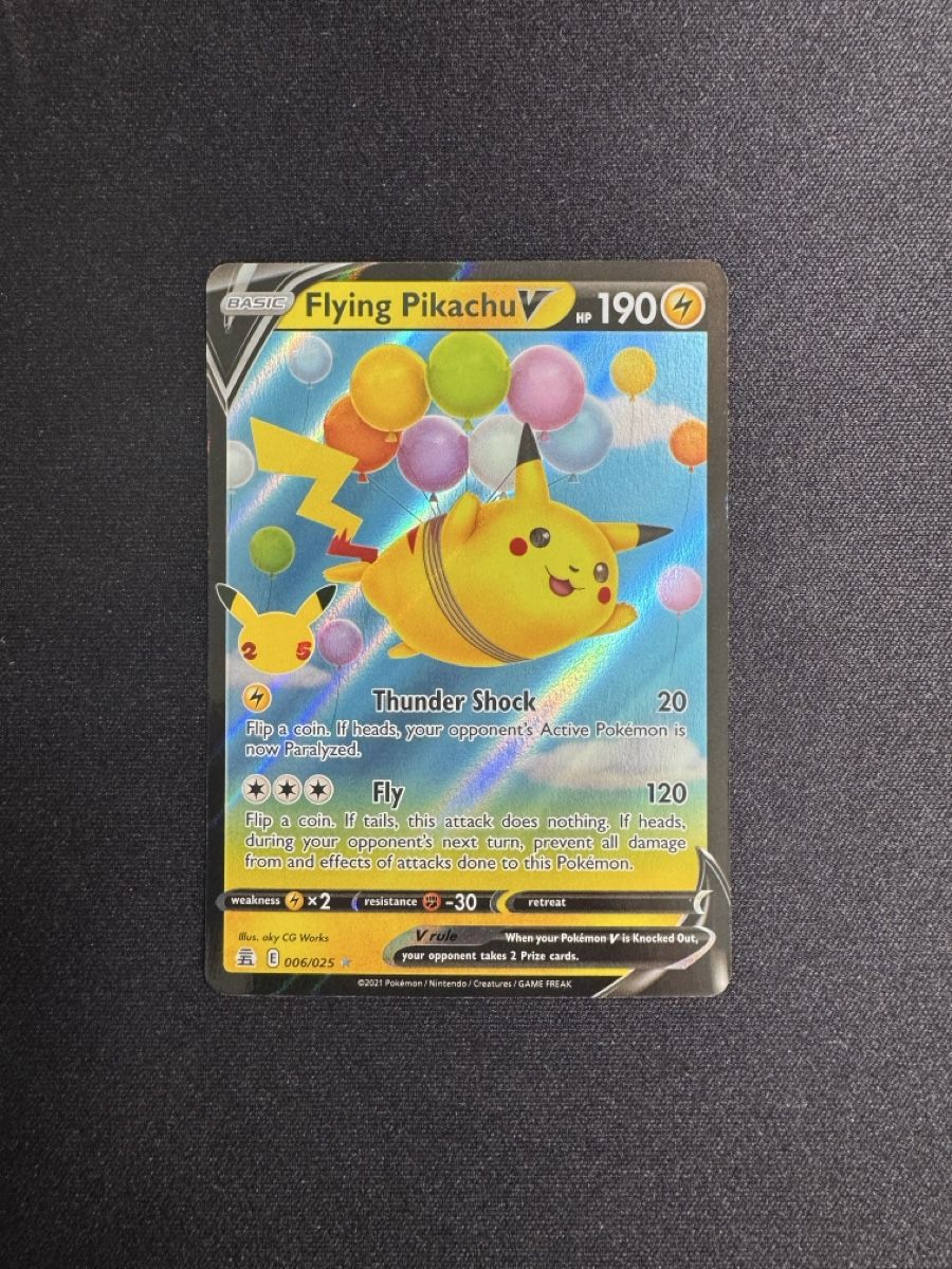 Pokémon Carte collezionabili: Flying Pikachu V EN - Near Mint – Nuovo (secondo la descrizione) da Horgen venduto da ric_tz6s
