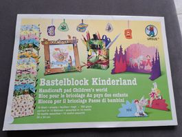 Bastelblock Kinderland 14 Stk. 24x34cm NEU