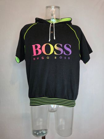 Vintage Hugo Boss Short Sleeve Hoodie