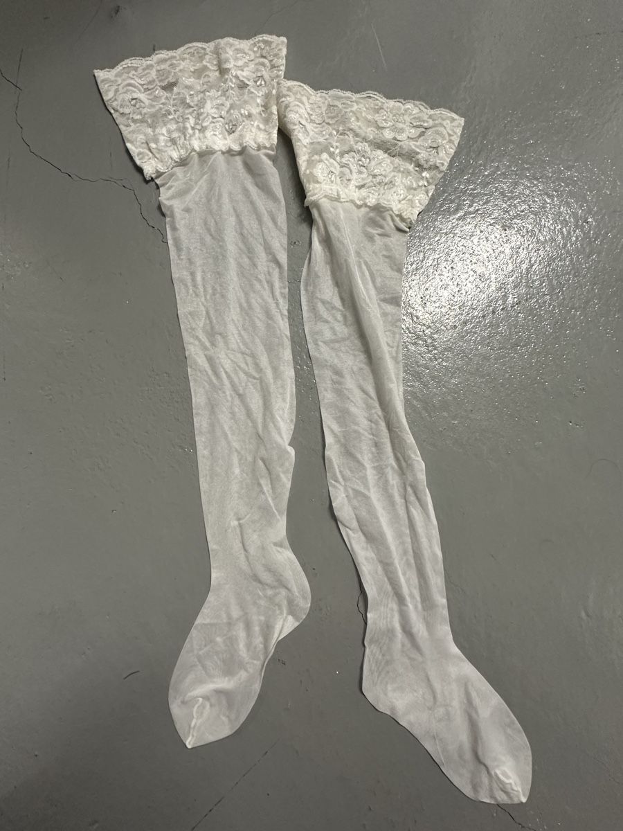 Strümpfe & Strumpfhosen: Strümpfe weiss NEU – Neu und originalverpackt aus Bülach von leide_29