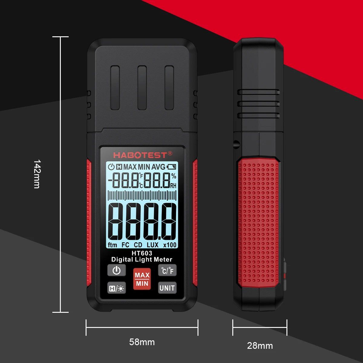 Misurare: NEU Luxmeter Lichtmessgerät / Luxmètre Light Meter – Nuovo e nell'imballaggio originale da Isérables venduto da Wishlist 7