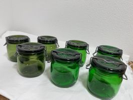 Einmachgläser Bülacher 7x 1/2 Liter, seltene Grösse!