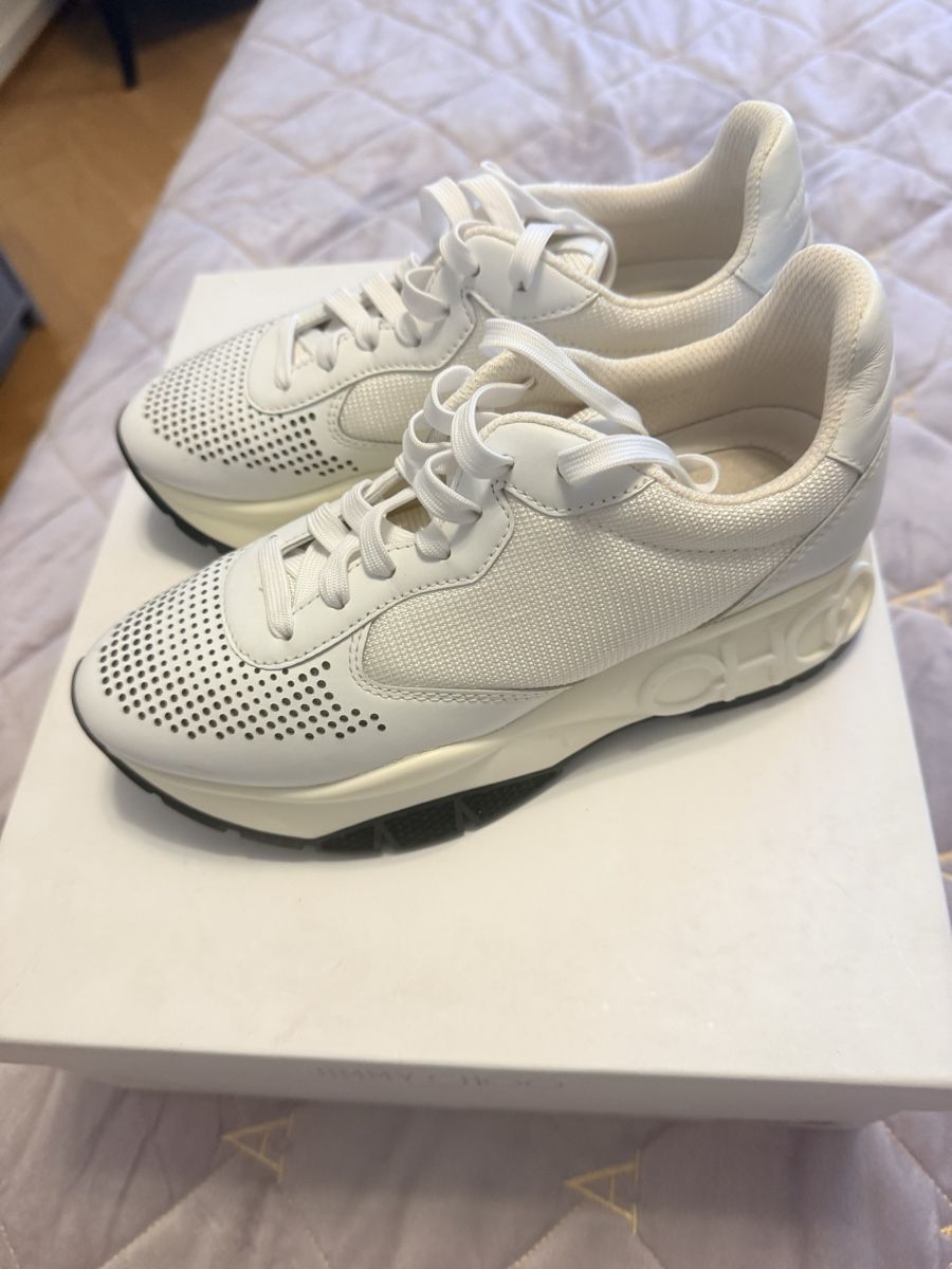 Jimmy Choo Scarpe da donna: Jimmy Choo sneakers white – Usato da Genève venduto da iri_f78b 1