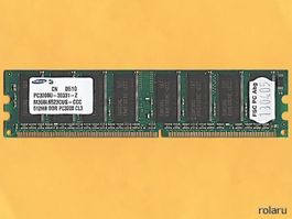 512MB SAMSUNG PC3200U/DDR400 CL3 (6x)