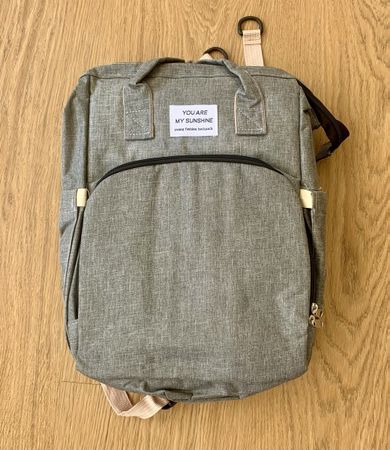 2en1 - Sac à dos pour bébé (sac à langer + lit)