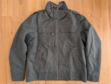 Quechua Decathlon Herren Jacke gefüttert, 2XL, Grau