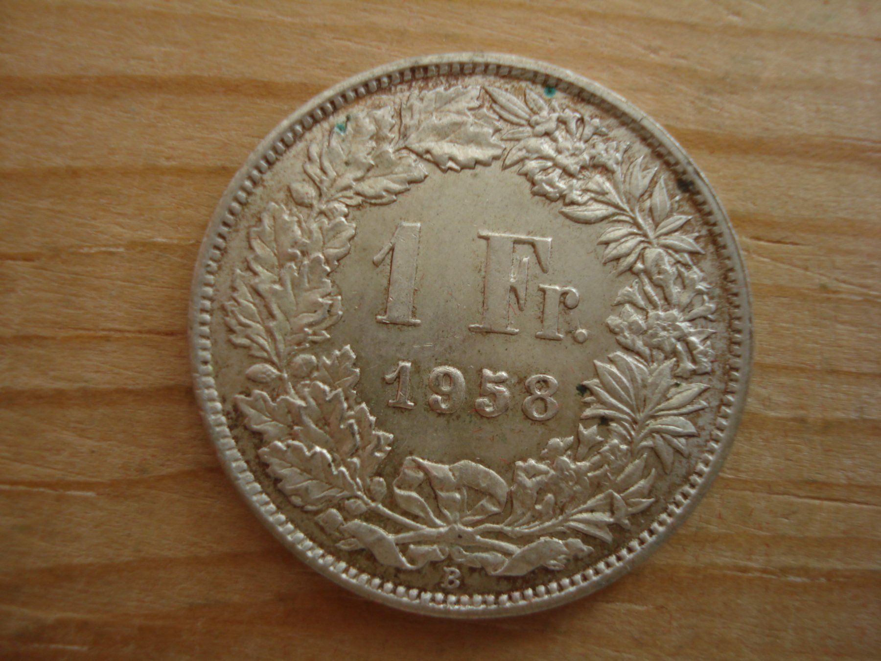 Tutti le monete: (S1)      1 Franken 1958 UNZ – Usato da Erlach venduto da Net-Coins