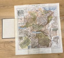KARTE DER KANTONE ST. GALLEN UND APPENZELL – J. S. GERSTER
