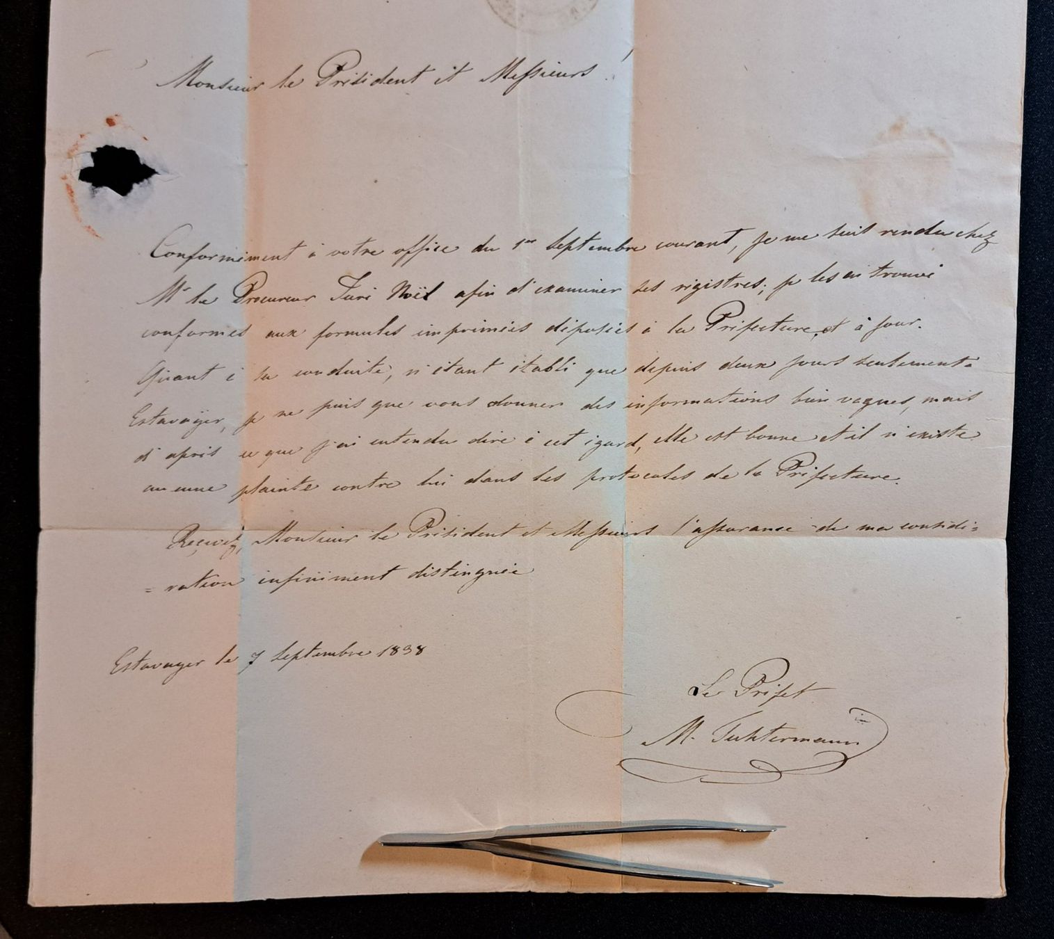 Tutti i francobolli: Estavayer 1838 - Gemeindestempel und Ovalstempel – Usato da Unterägeri venduto da PhilatelieStudiger 2