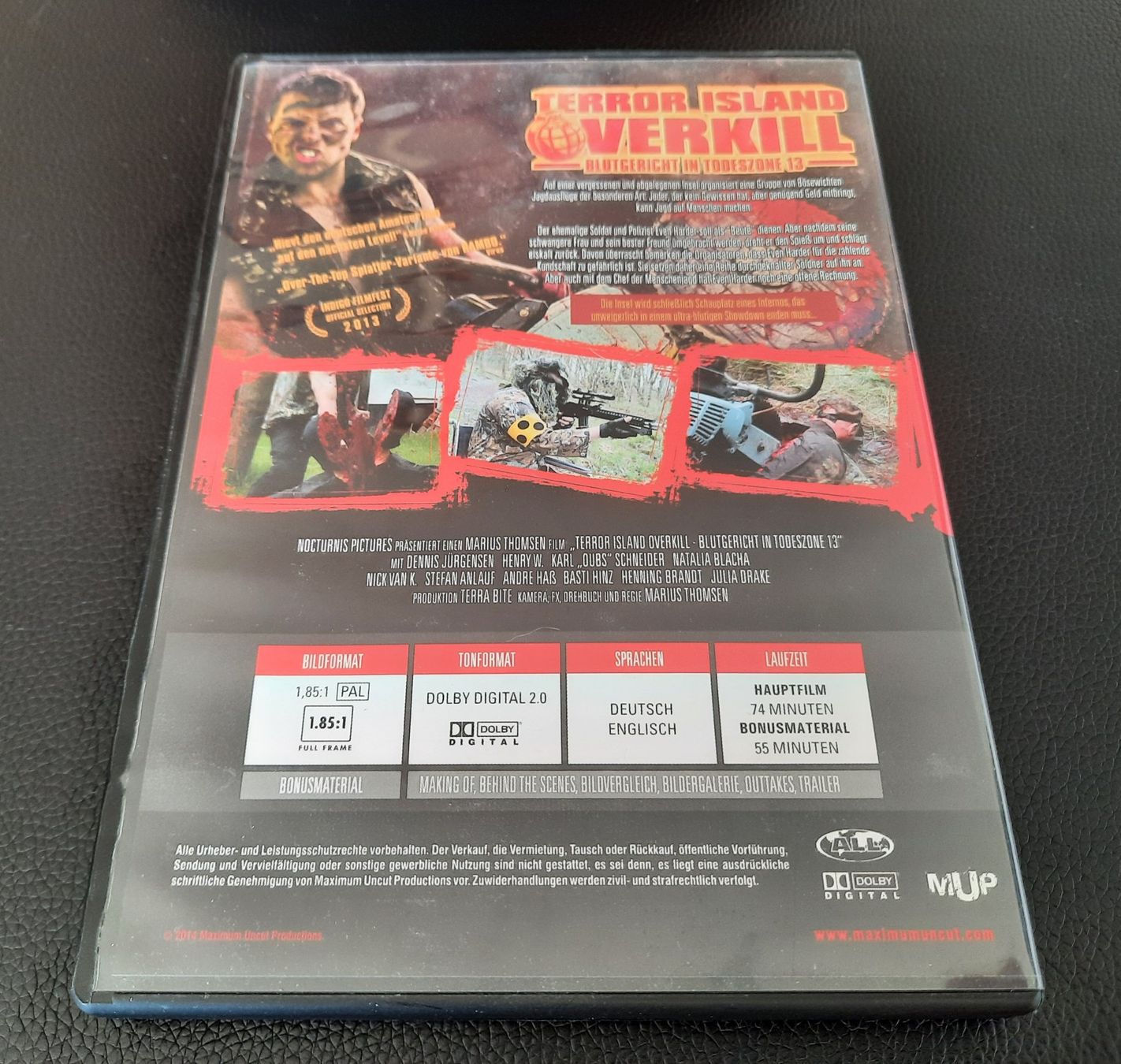 Tous les DVDs: Terror Island Overkill uncut – D'occasion à Dietwil par Vrilodin 1