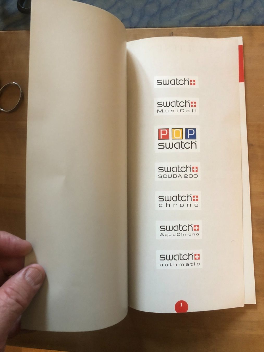 Swatch Documenti: Swatch Test No. 001 - New Collection Reaction 1995 – Usato da Zürich venduto da allp 1