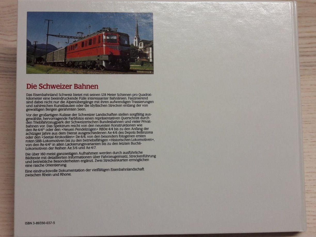 Libri: Buch : Die Schweizer Bahnen – Usato da Buttes venduto da Cafe2005 9