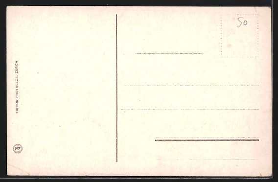 Cartoline postali: Interlaken, Das Hotel Bellevue mit der J – Usato da Berlin venduto da bartko-reher 1