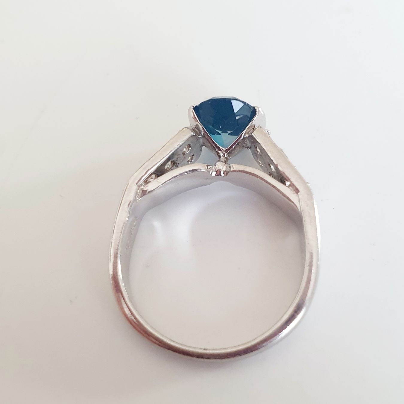 Ringe: Silber Ring mit Zirkonia, 925 Silber, Gr. 18.3 mm, – Gebraucht aus Kreuzlingen von Wunderkiste123 9