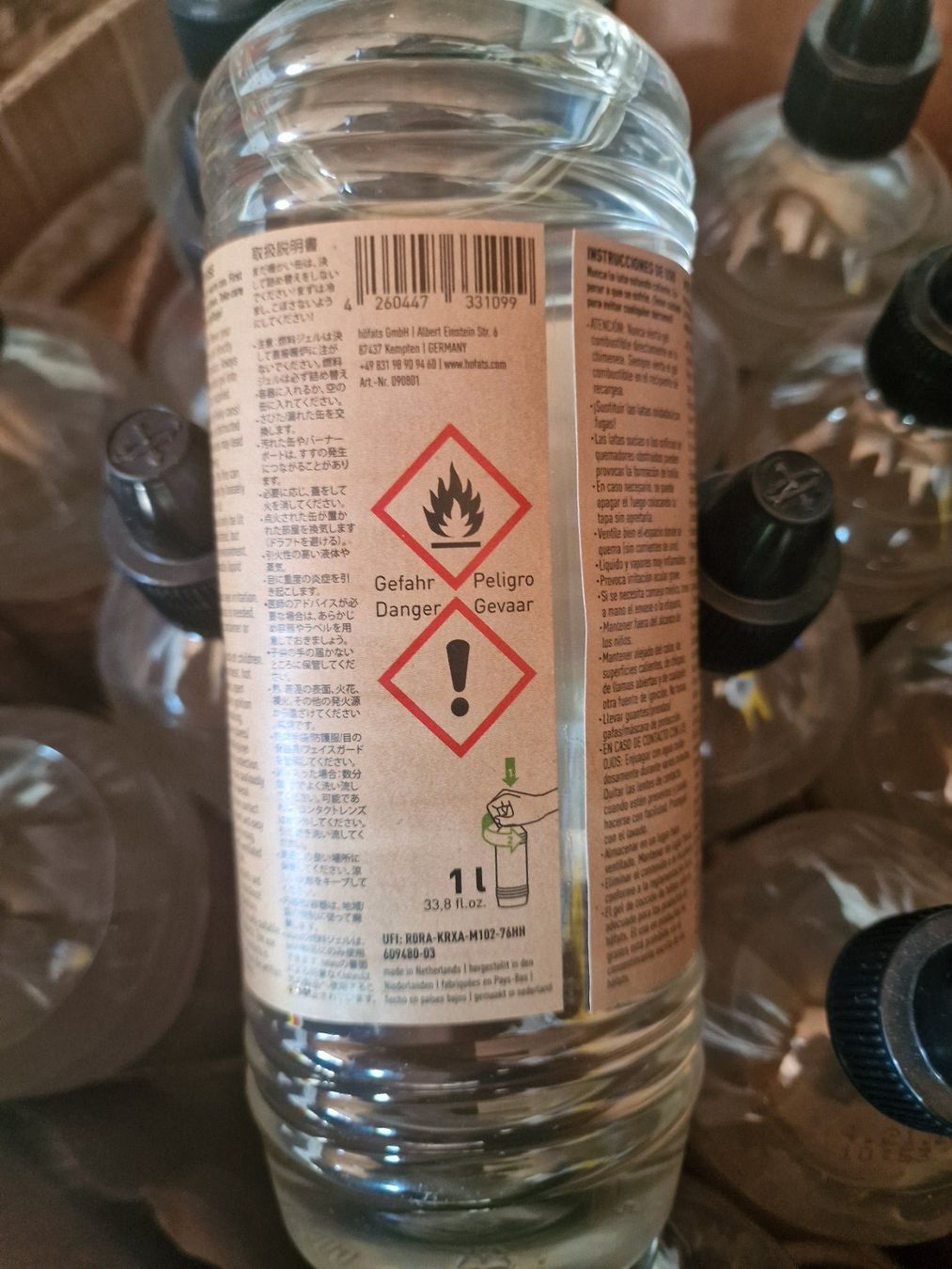 Camini: Bioethanol Brenngel/Feuergel,1Liter Flasche – Nuovo e nell'imballaggio originale da Flüelen venduto da novena 2