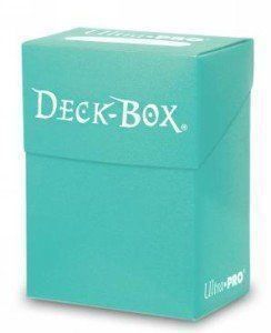 Barattoli: Ultra-Pro Solid Deckbox NEU! Aqua – Nuovo e nell'imballaggio originale da Matzendorf venduto da SwissMagicKarten