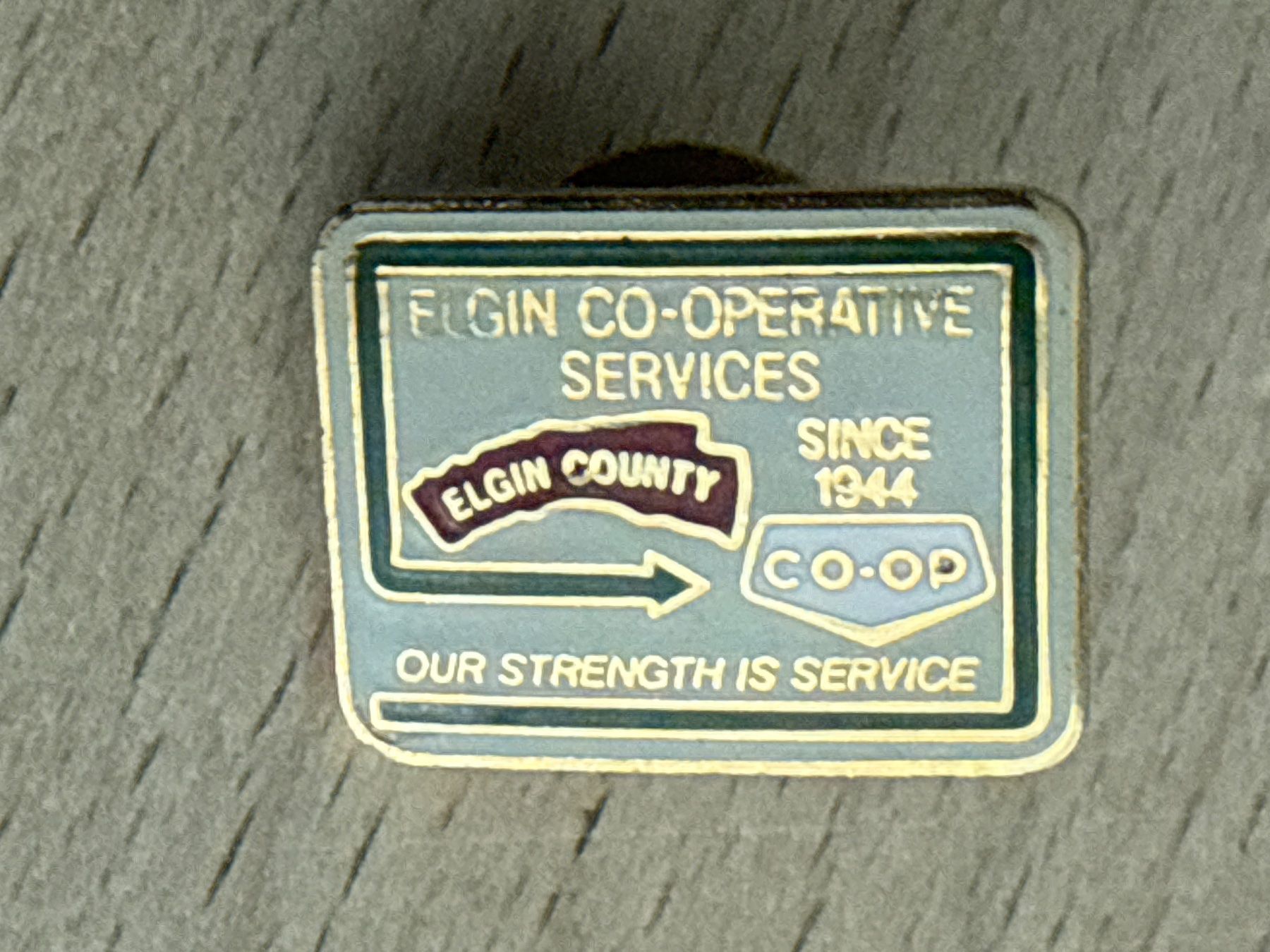 Plaquettes & Badges: Pin Elgin Co-Operative Services – D'occasion à Glattbrugg par Schweigmatt