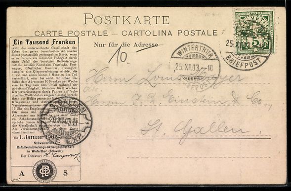 Cartoline postali: Solothurn, Uferpartie mit Kirche und H – Usato da Berlin venduto da bartko-reher 1